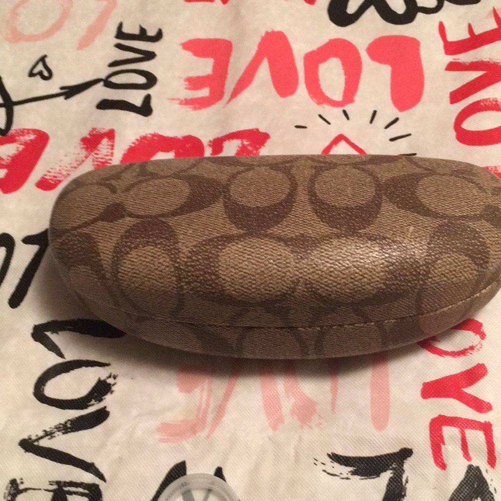 Coach glasses case